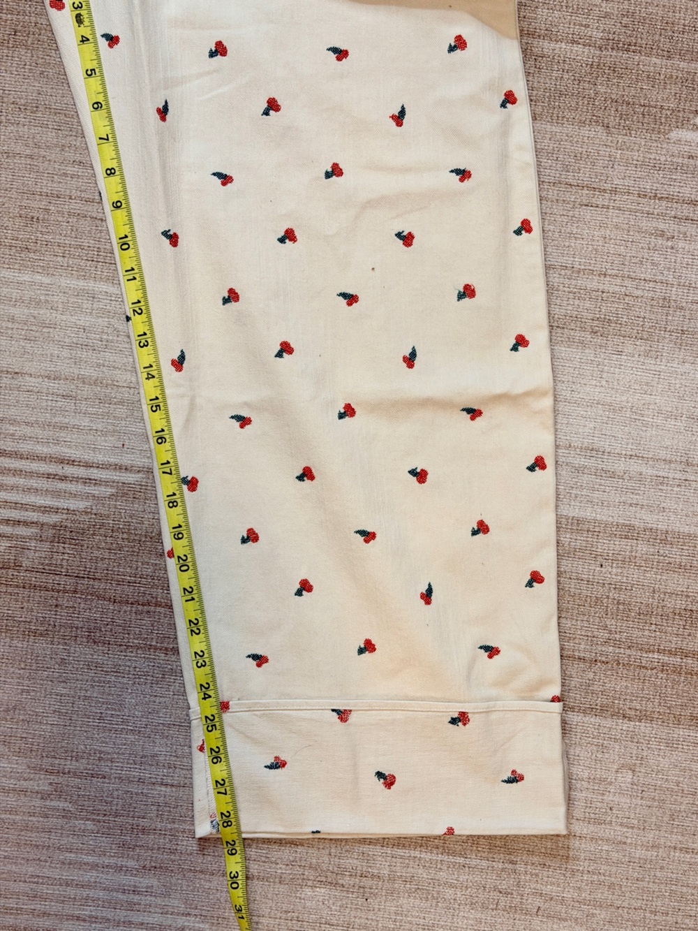 Pilcro Kayden High-Rise Carpenter Barrel Pants | Tall | NWT | Cherry | Denim - Picture 8 of 15